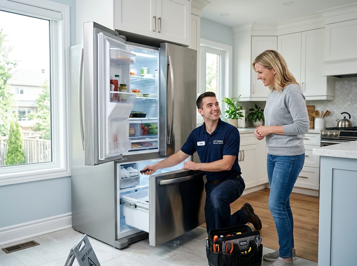 Ottawa Refrigerator Repair for Cooling &amp; Ice Build-Up Issues