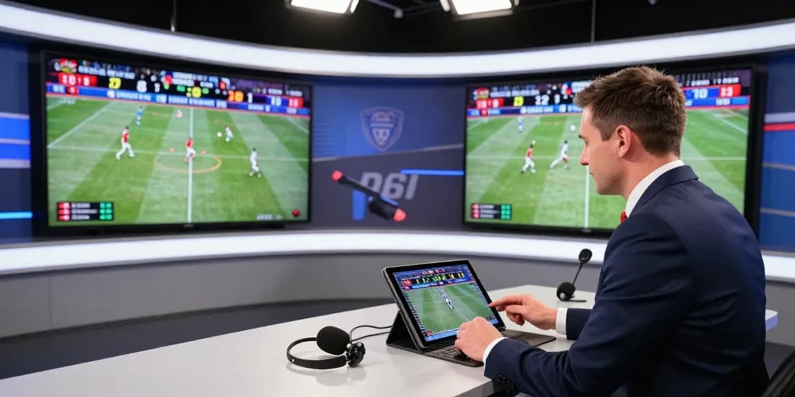 Dynamic sports analysis live on koora tv during an exciting match