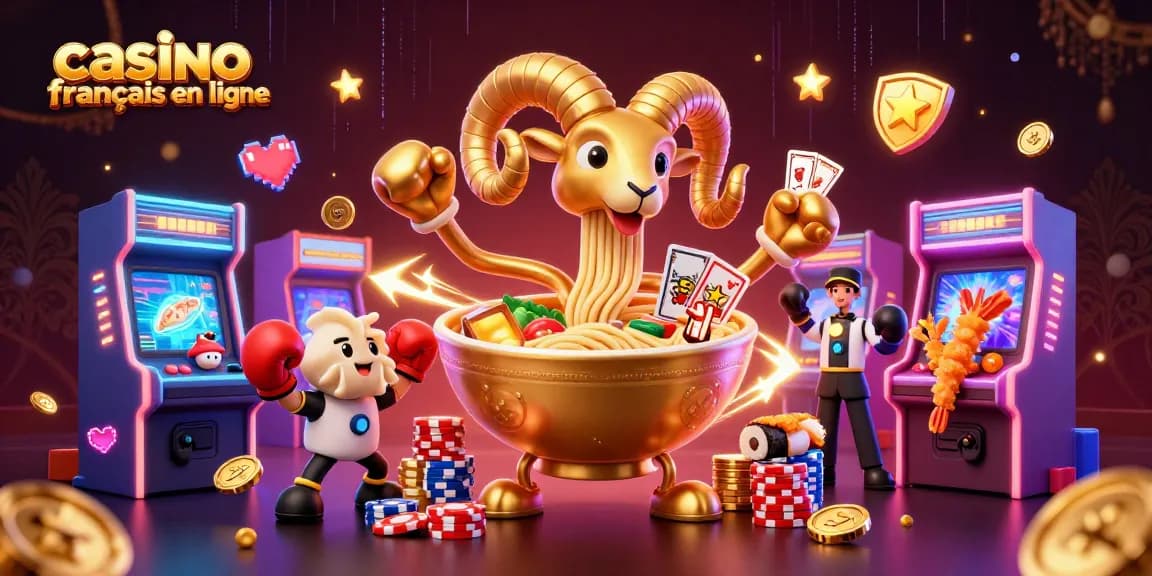 Distribuez les cartes avec un casino français en ligne illustré et des personnages 3D animés.