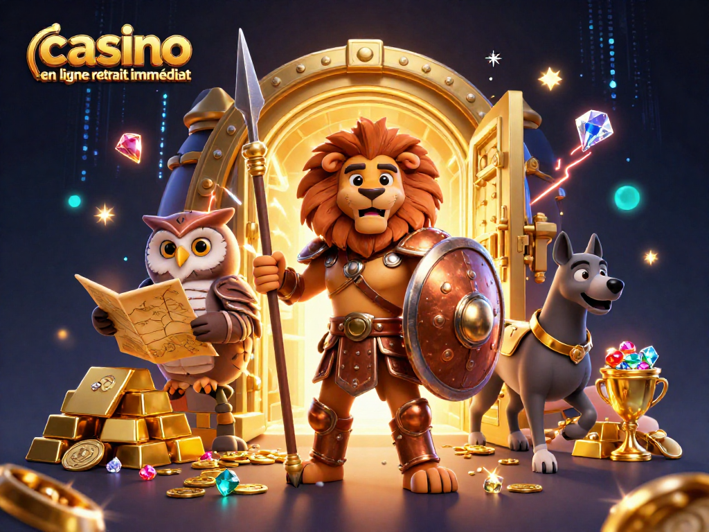 Gagnez avec casino en ligne retrait immédiat grâce à des cagnottes en or, des pièces anciennes et des joyaux