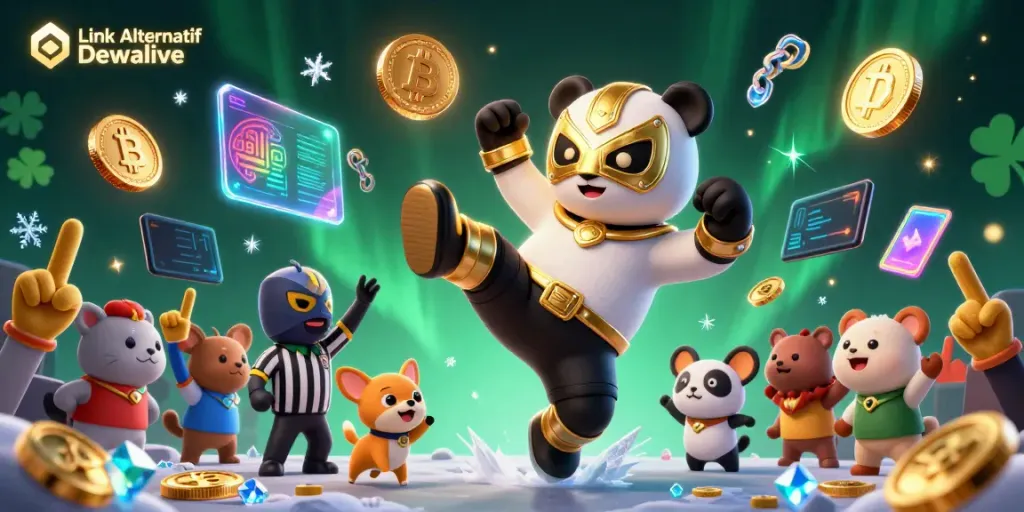 Engage with Link Alternatif Dewalive through thrilling 3D wrestling action featuring vibrant and interactive elements.