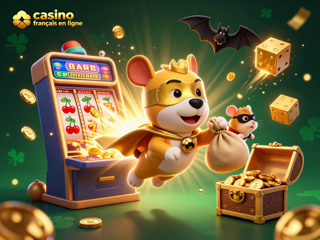 Volez avec le casino francais en ligne aux côtés de héros colorés et de machines à sous scintillantes.