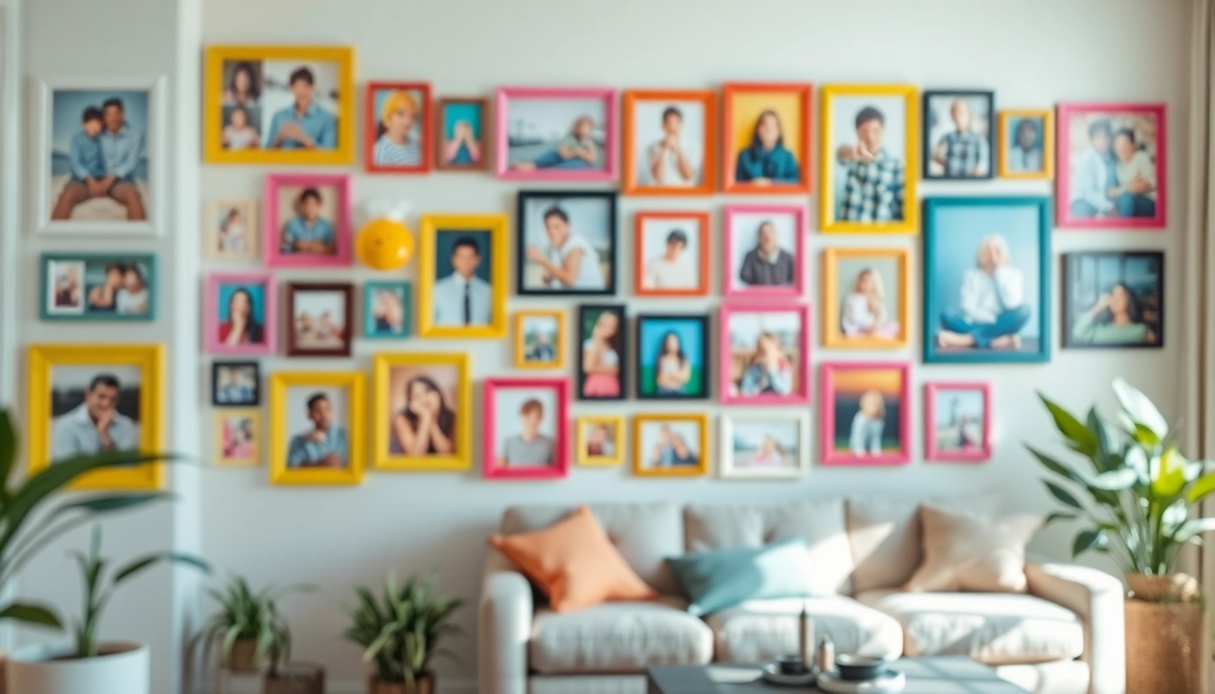 Adorn your space with a beautifully curated photo wall full of cherished memories.