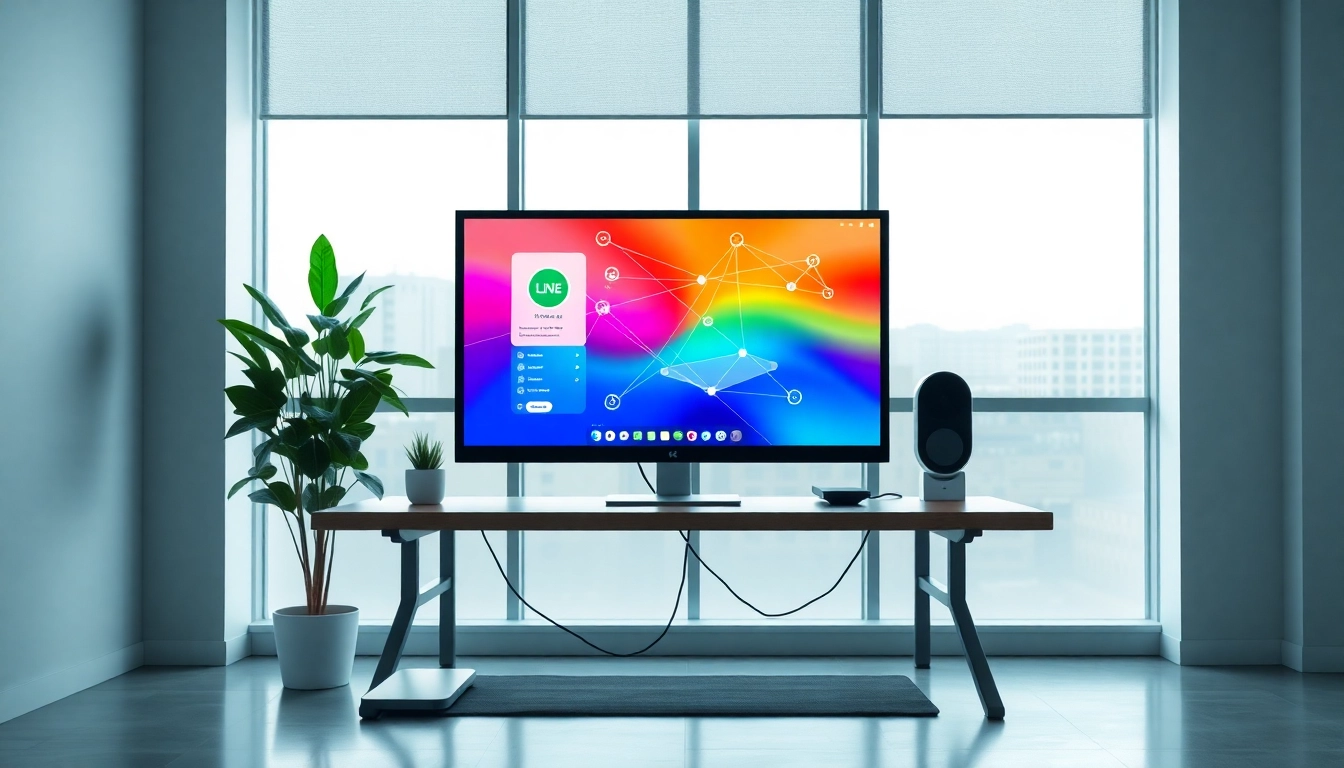 使用 LINE 電腦版 進行高效能的數位溝通與工作設定