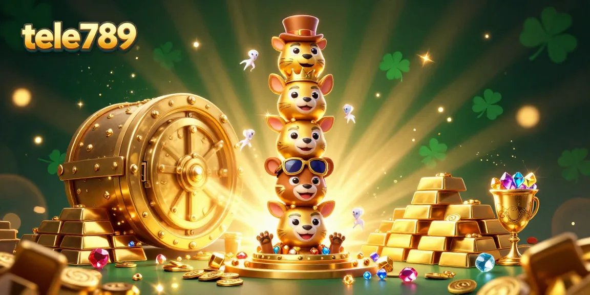 Experience exhilarating gameplay at tele789 with vibrant casino-themed graphics and immersive elements.