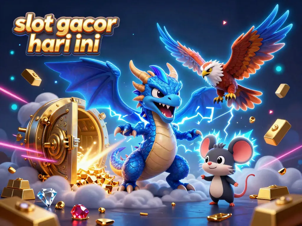 Menang besar dengan slot gacor hari ini, menampilkan naga petir berkilau dan harta karun berlimpah.