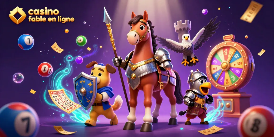 Jeu captivant au casino fiable en ligne avec des personnages médiévaux et des éléments de loterie dynamiques.