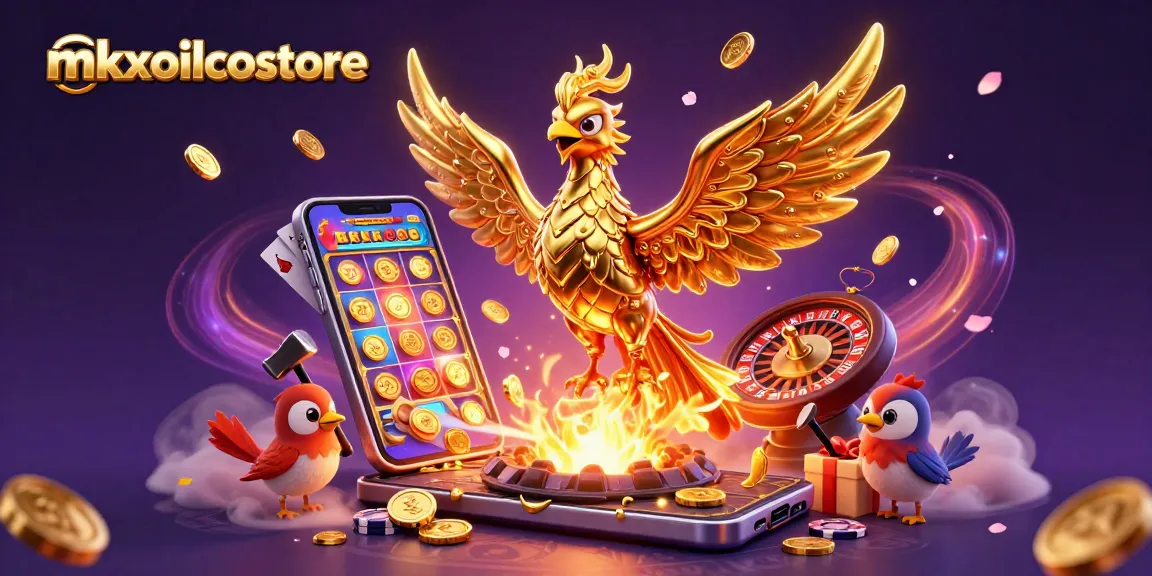 Experience mkxoilcostore’s vibrant gambling action with molten metal phoenixes and slot games bursting with golden coins.