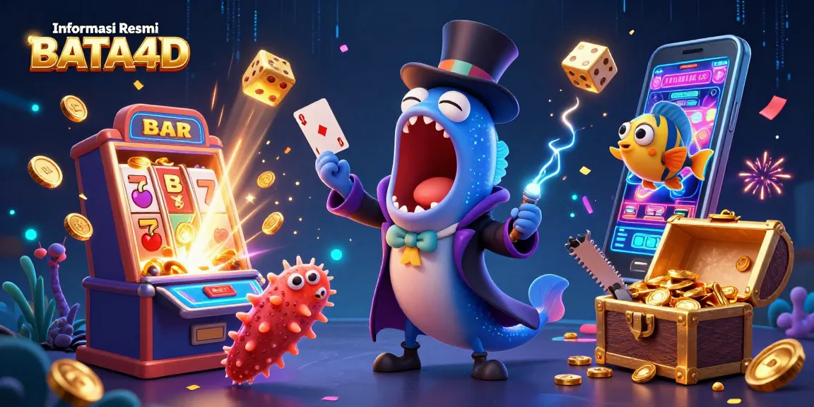 Experience the magic of Informasi Resmi BATA4D with unique game elements bursting around underwater characters.
