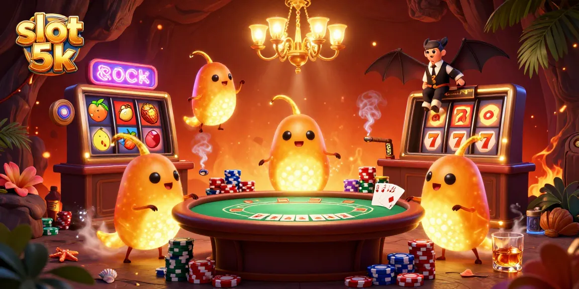 Experience thrilling gameplay with slot 5k, as glowworms illuminate an exciting cave casino.