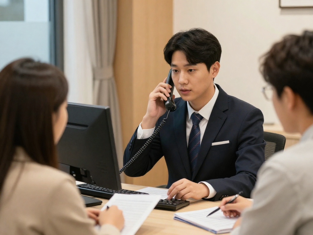 Orderly 순천오피 office with a dedicated professional providing reliable local services.