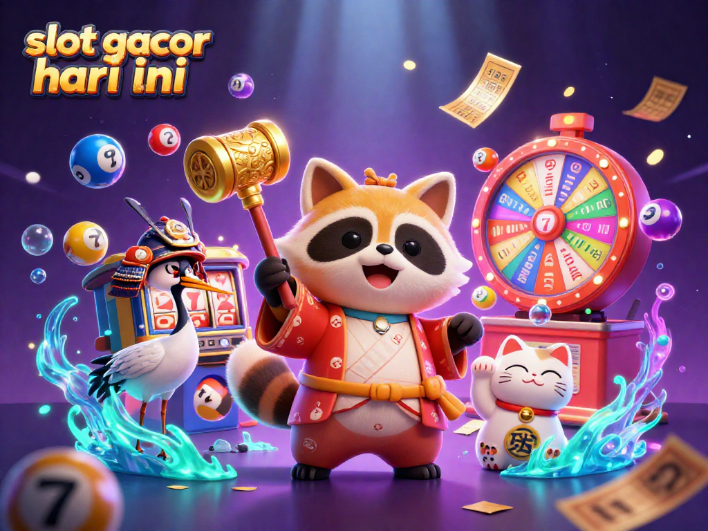 Experience thrilling gameplay with slot gacor hari ini, featuring playful characters and vibrant casino elements.