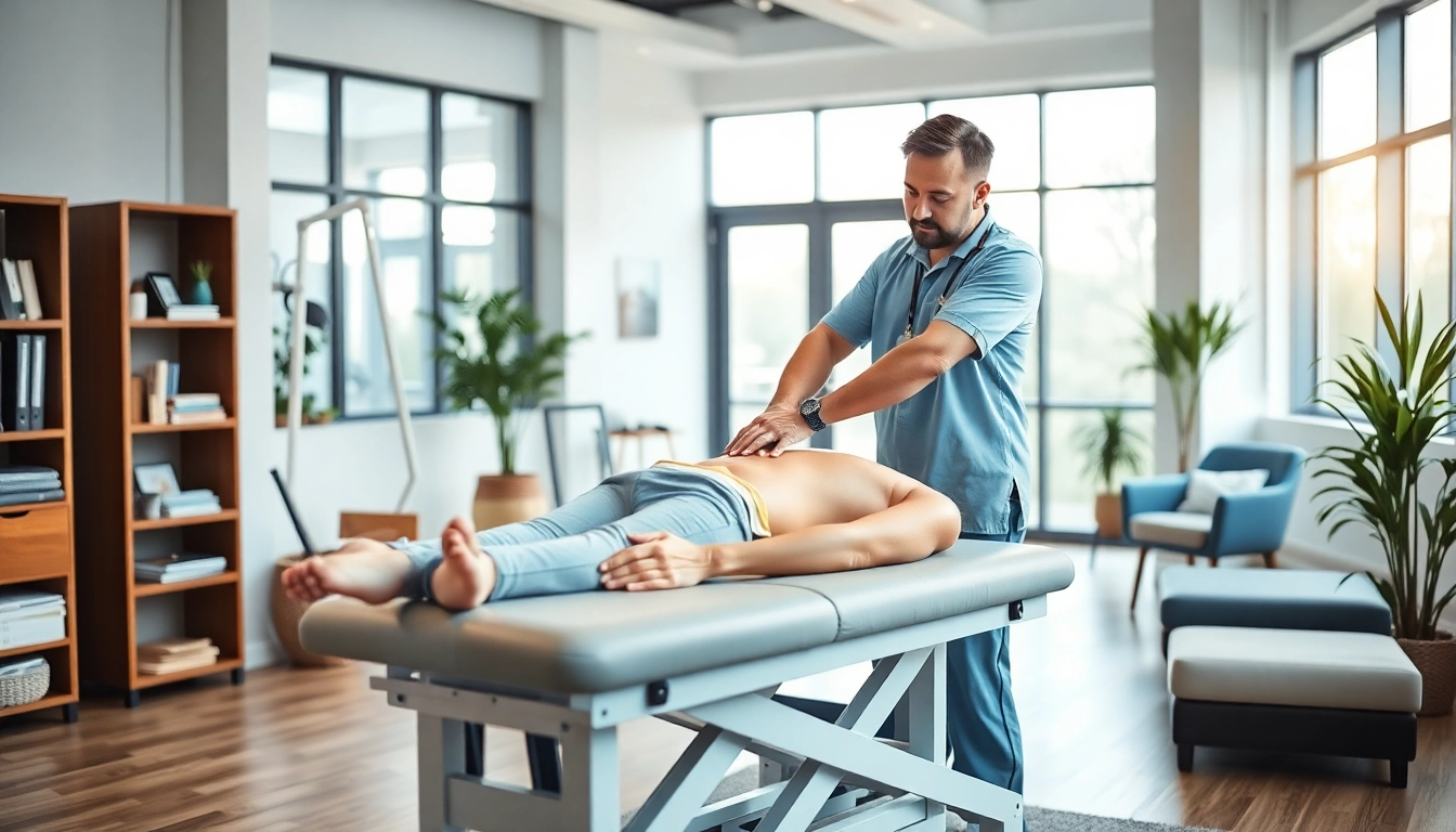 Chiropractor St. Albert providing patient treatment in a peaceful clinic setting.