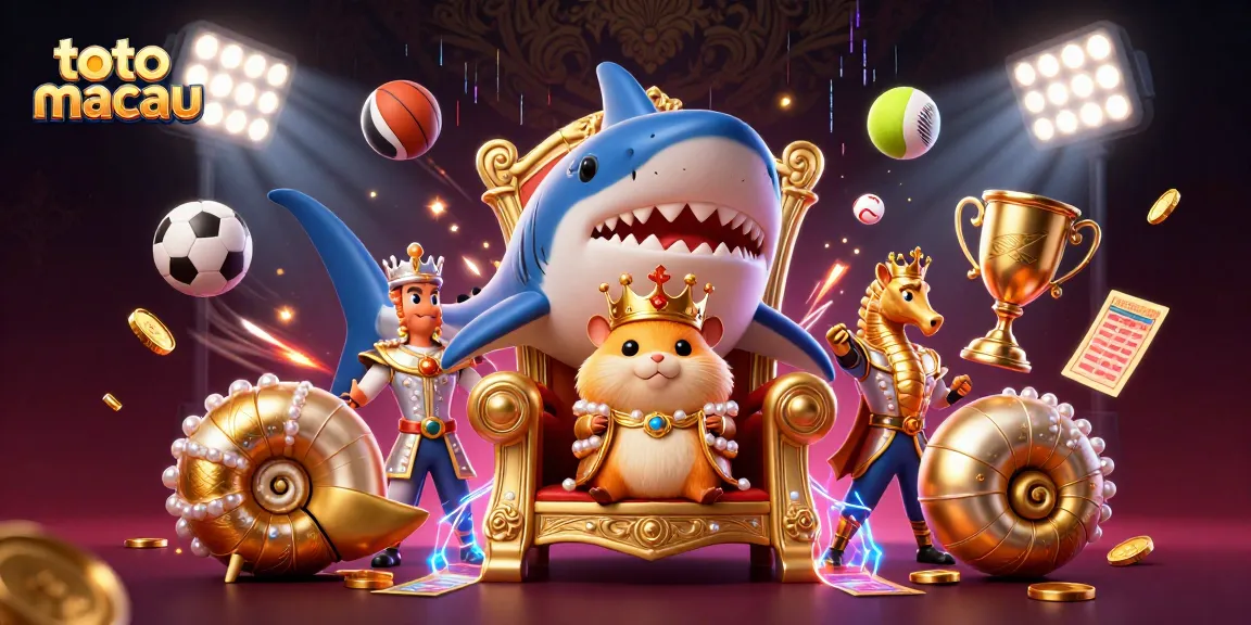 Experience thrilling action in toto macau featuring a fierce golden hamster king and dynamic sports betting elements.